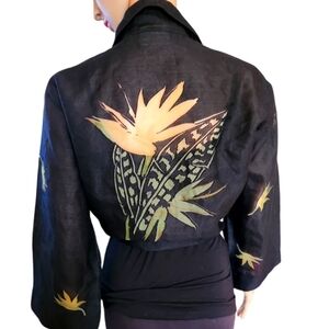 Banana Bay Birds of Paradise Tie Front Shirt